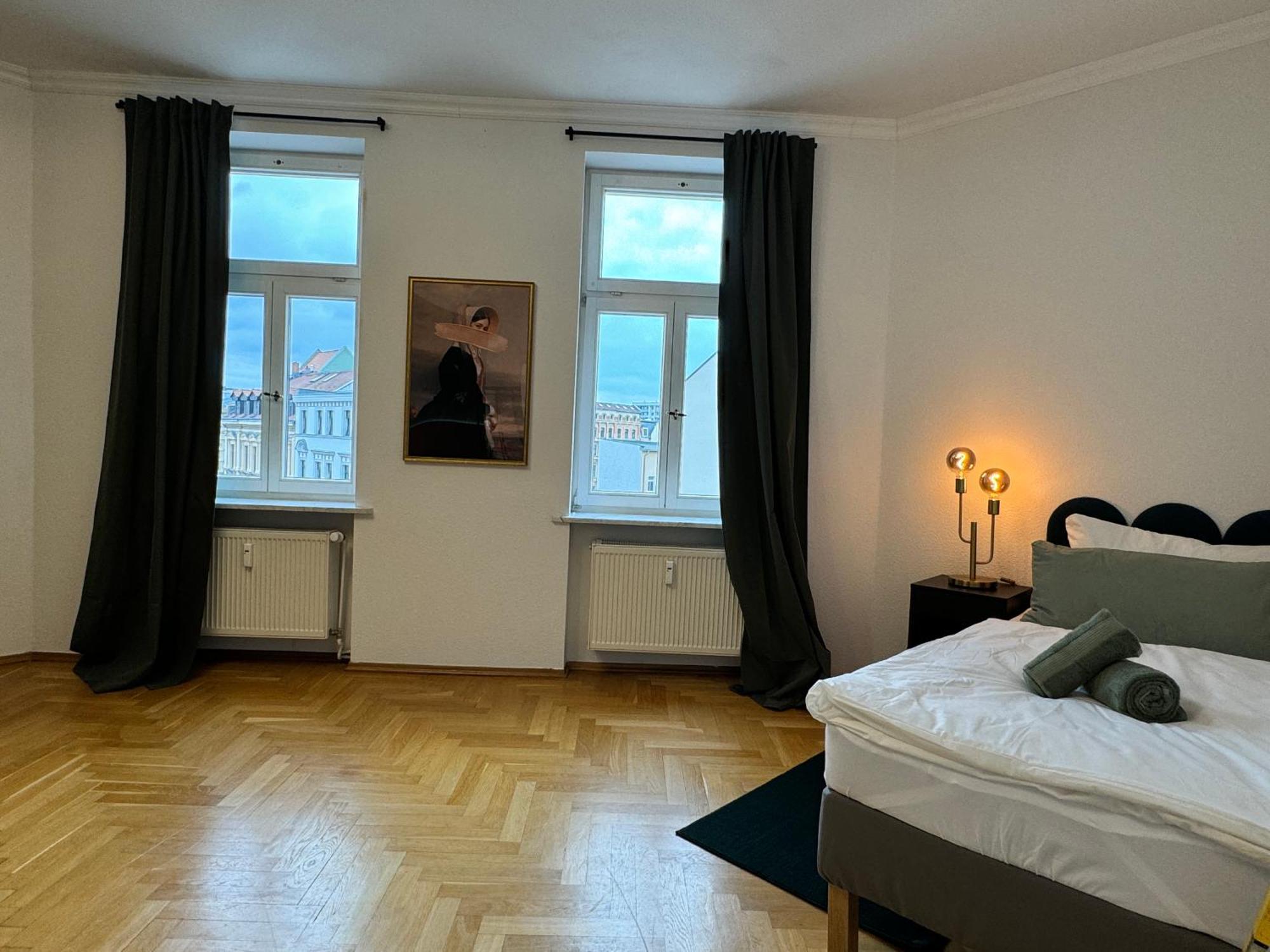 Rebelrents #4 Design Trifft Komfort - Einzigartiges Ferienapartment In Der Nahe Des Hauptbahnhofs Halle  Luaran gambar
